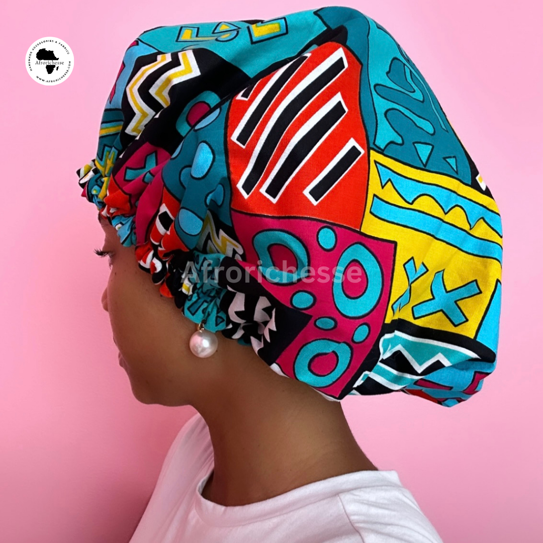 African print/Ankara fabric women hair bonnet/headwear/headpiece