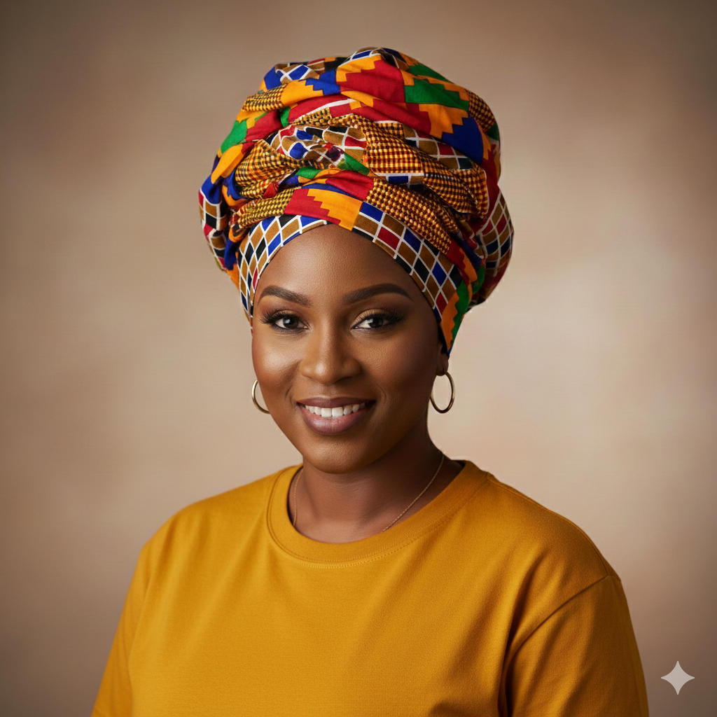 African print/Ankara fabric headwrap/headwear/headpiece for women