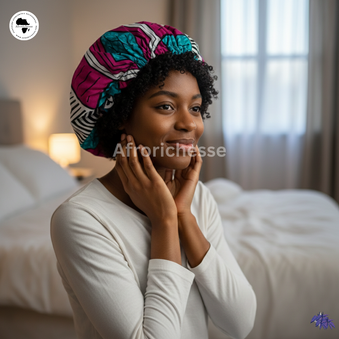 African print/Ankara fabric women hair bonnet/headwear/headpiece