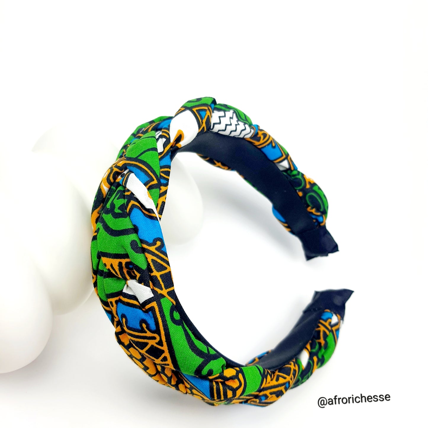 African print Ankara fabric women braided headbands/hairband/headpiece