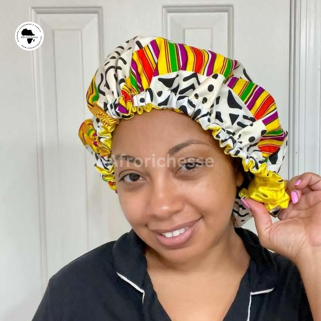 African print/Ankara fabric women hair bonnet/headwear/headpiece