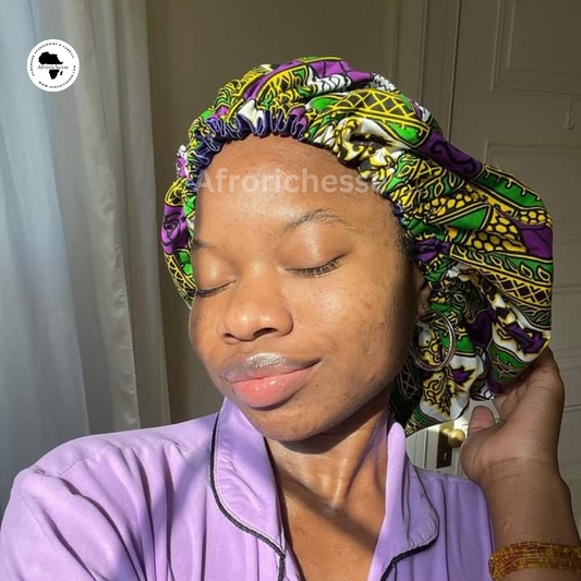 African print/Ankara fabric/ women hair bonnet/headwear/headpiece