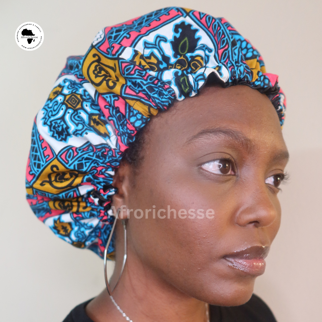 African print/Ankara fabric women hair bonnet/headwear/headpiece