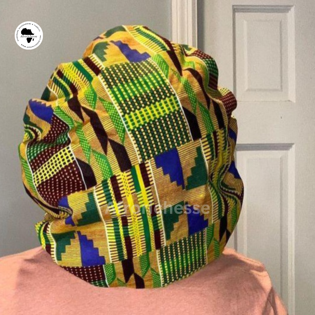 African print/Ankara fabric women hair bonnet/headwear/headpiece