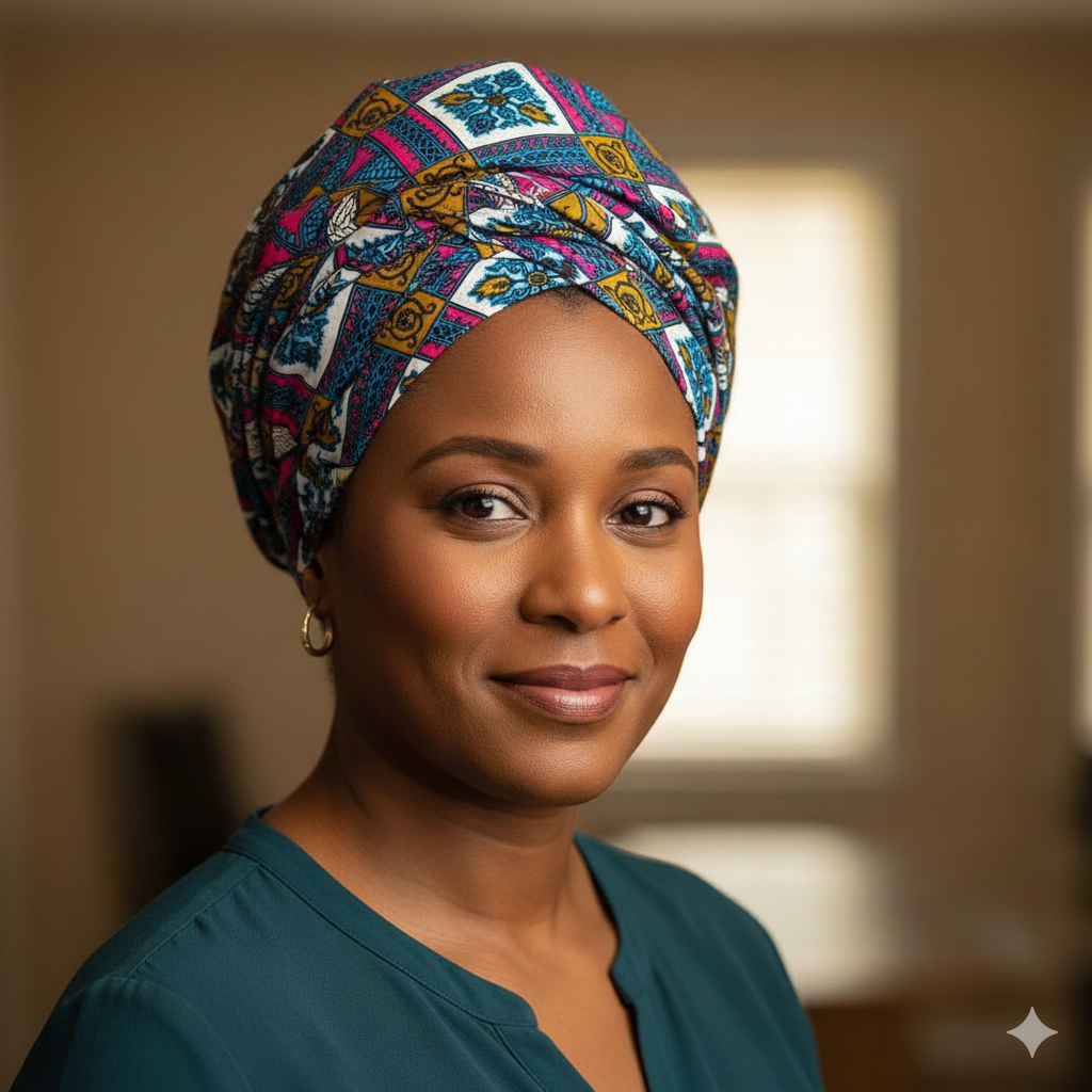 African print/Ankara fabric headwrap/headwear/headpiece for women
