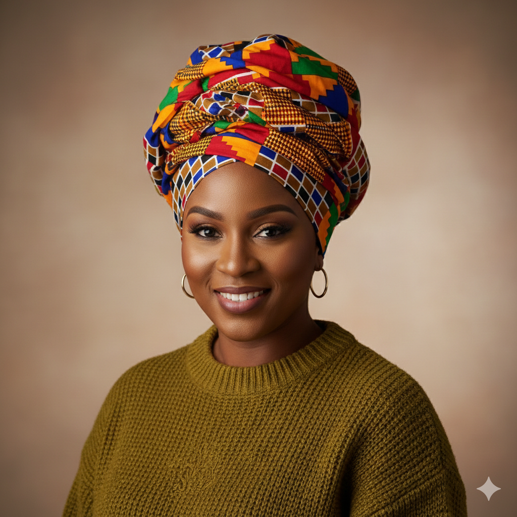 African print/Ankara fabric headwrap/headwear/headpiece for women