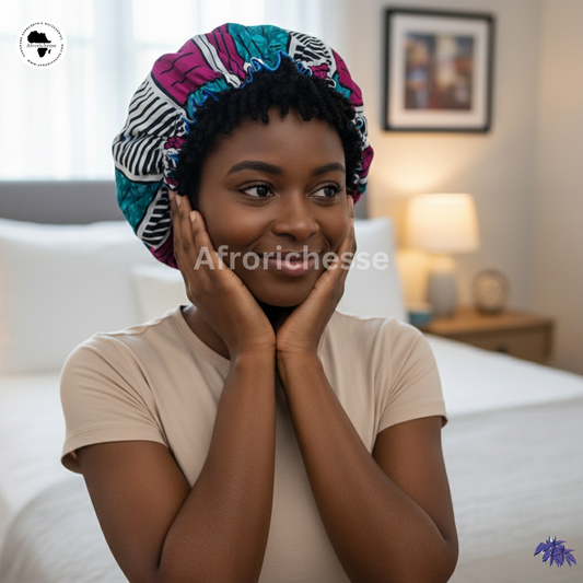 African print/Ankara fabric women hair bonnet/headwear/headpiece