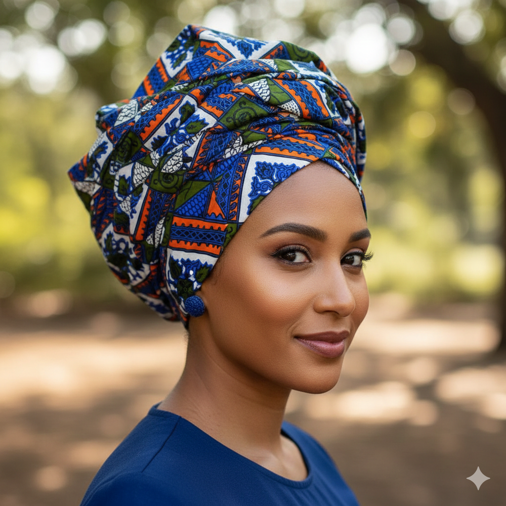 African print/Ankara fabric headwrap/headwear/headpiece for women