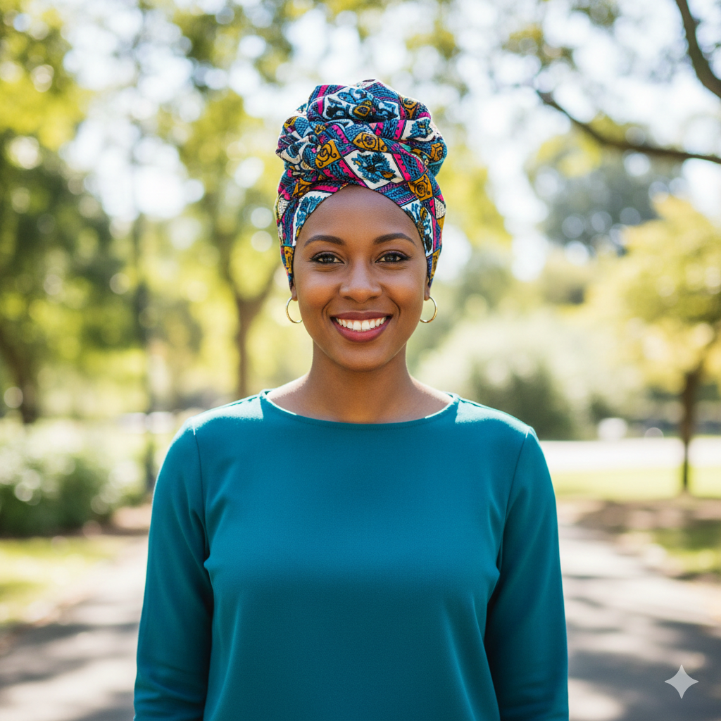 African print/Ankara fabric headwrap/headwear/headpiece for women