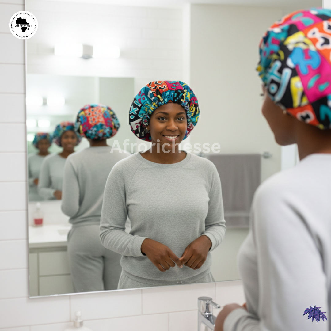 African print/Ankara fabric women hair bonnet/headwear/headpiece