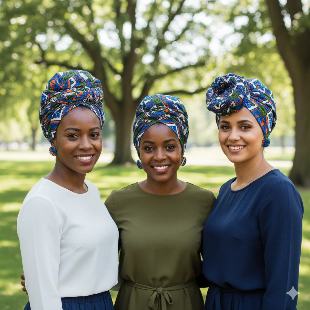 African print/Ankara fabric headwrap/headwear/headpiece for women